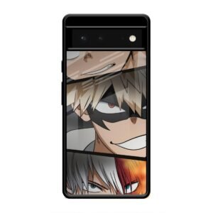 Determined Heroes Glass Case for Google Pixel 6