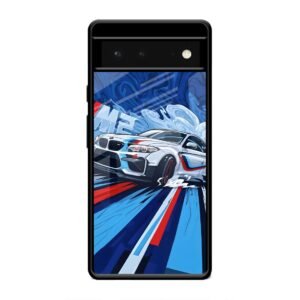Dynamic BMW M2 Art Glass Case for Google Pixel 6