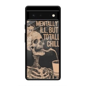 Skeleton Chill Glass Case for Google Pixel 6