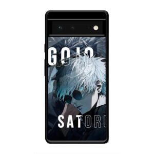 Gojo Satoru Anime Art Glass Case for Google Pixel 6