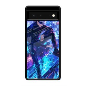 Cyberpunk Vigilante Glass Case for Google Pixel 6