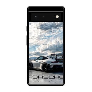 Porsche Under the Clouds Glass Case for Google Pixel 6