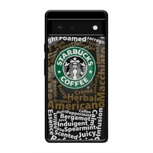 Starbucks Coffee Name Glass Case for Google Pixel 6