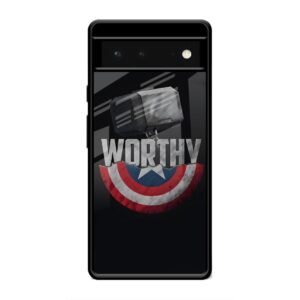 Thor and Caption America Glass Case for Google Pixel 6