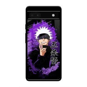 Gojo Satoru - The Honored One Glass Case for Google Pixel 6a