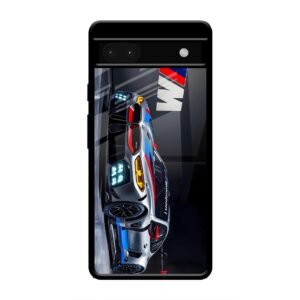BMW Motorsport Glass Case for Google Pixel 6a
