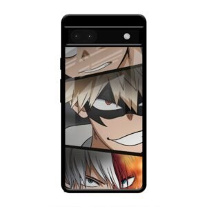 Determined Heroes Glass Case for Google Pixel 6a