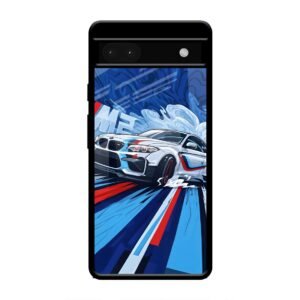 Dynamic BMW M2 Art Glass Case for Google Pixel 6a