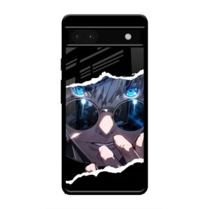 Azure Enigma Glass Case for Google Pixel 6a