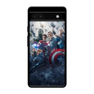 Avengers Glass Case for Google Pixel 6a