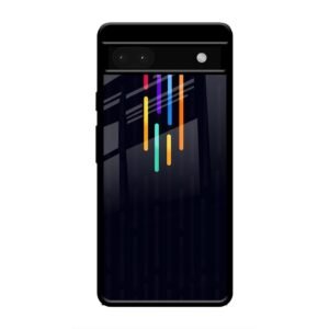 Neon Light Glass Case for Google Pixel 6a