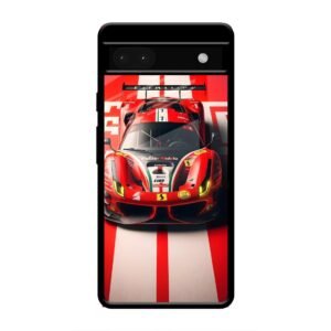 Ferrari Racing Glory Glass Case for Google Pixel 6a