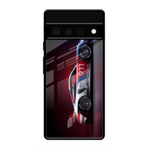 Porsche 911 Racing Legend Glass Case for Google Pixel 6 Pro