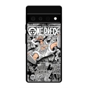 One Piece Manga Collage Glass Case for Google Pixel 6 Pro