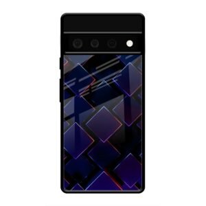 3D Square Glass Case for Google Pixel 6 Pro