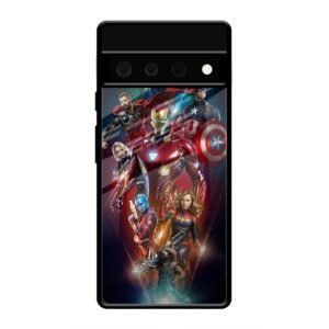 All avengers Glass Case for Google Pixel 6 Pro