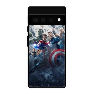 Avengers Glass Case for Google Pixel 6 Pro