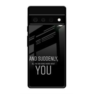 Quotes Glass Case for Google Pixel 6 Pro