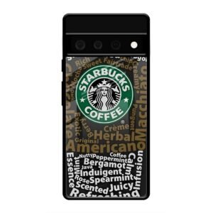Starbucks Coffee Name Glass Case for Google Pixel 6 Pro