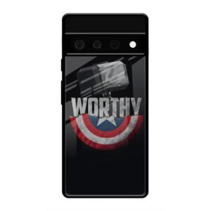 Thor and Caption America Glass Case for Google Pixel 6 Pro