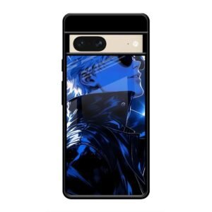 Neon Halo Warrior Glass Case for Google Pixel 7