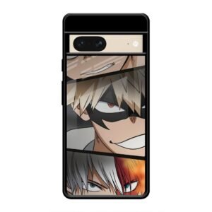 Determined Heroes Glass Case for Google Pixel 7
