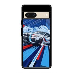 Dynamic BMW M2 Art Glass Case for Google Pixel 7