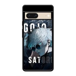 Gojo Satoru Anime Art Glass Case for Google Pixel 7