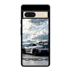 Porsche Under the Clouds Glass Case for Google Pixel 7