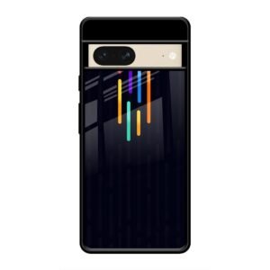 Neon Light Glass Case for Google Pixel 7