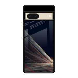 Waves Printed Glass Case for Google Pixel 7