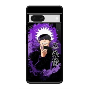 Gojo Satoru - The Honored One Glass Case for Google Pixel 7A