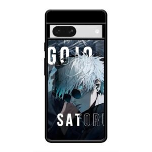 Gojo Satoru Anime Art Glass Case for Google Pixel 7A