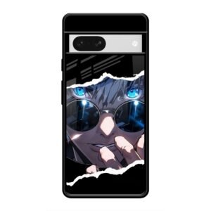Azure Enigma Glass Case for Google Pixel 7A