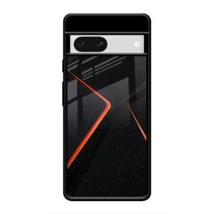 Abstract Line Glass Case for Google Pixel 7A
