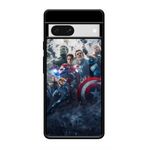 Avengers Glass Case for Google Pixel 7A