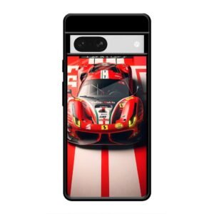 Ferrari Racing Glory Glass Case for Google Pixel 7A