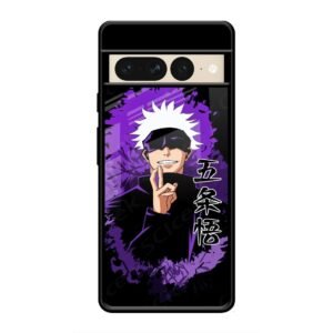 Gojo Satoru - The Honored One Glass Case for Google Pixel 7 Pro