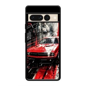 Midnight Cruiser Glass Case for Google Pixel 7 Pro