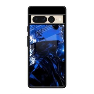 Neon Halo Warrior Glass Case for Google Pixel 7 Pro