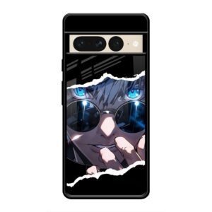 Azure Enigma Glass Case for Google Pixel 7 Pro