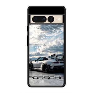 Porsche Under the Clouds Glass Case for Google Pixel 7 Pro