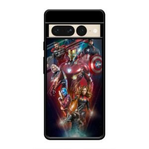 All avengers Glass Case for Google Pixel 7 Pro