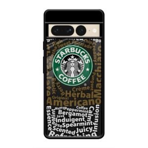 Starbucks Coffee Name Glass Case for Google Pixel 7 Pro