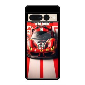 Ferrari Racing Glory Glass Case for Google Pixel 7 Pro