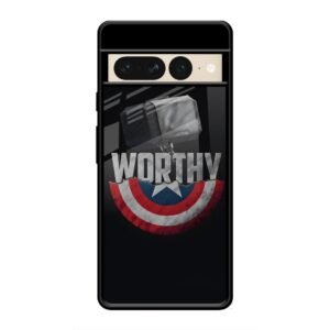 Thor and Caption America Glass Case for Google Pixel 7 Pro