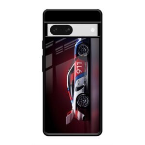 Porsche 911 Racing Legend Glass Case for Google Pixel 8A