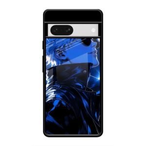 Neon Halo Warrior Glass Case for Google Pixel 8A