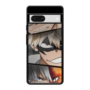Determined Heroes Glass Case for Google Pixel 8A