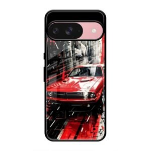 Midnight Cruiser Glass Case for Google Pixel 9
